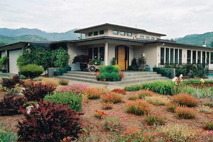 Rural House Example Rural Residential Example - Naturescape Designs Landscape Designer